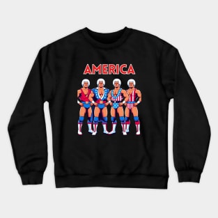 Founding Bros: Four Bros with Fros Crewneck Sweatshirt